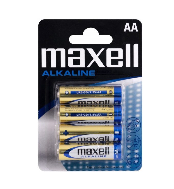 MAXELL Alkaline LR6 AA - (4 pcs)