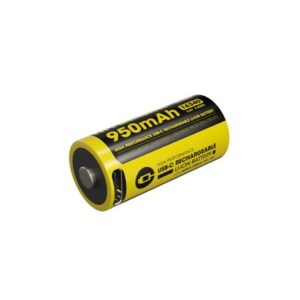 NITECORE Li-Io 16340 NL169R 950mAh with USB-C - (1 pcs)