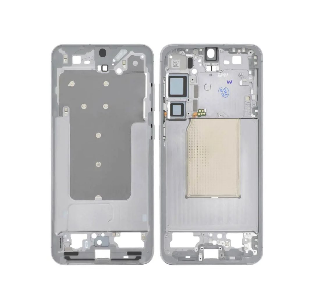 Mid-Frame Housing For Samsung Galaxy S25 Plus (Silver)