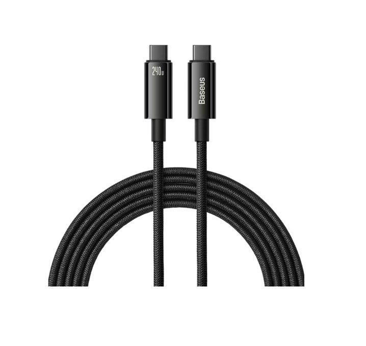 Baseus USB-C to USB-C Cable 3m USB 2.0 Black (CAWJ040201)
