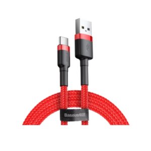 Baseus USB-A to USB-C Cable 3m USB 2.0 Black, Red (CATKLF-U09)