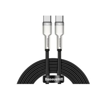 Baseus USB-C to USB-C Cable 2m USB 2.0 Black (CATJK-D01)