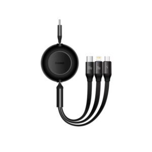 Baseus 3-in-1 Multicharger Cable 1.1m USB 3.2 Black (CAMJ010201)