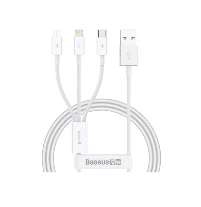 Baseus Superior Series USB-C Cable 0.5m USB 3.0 White (P10320105221-01)