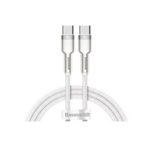 Baseus USB-C to USB-C Cable 1m USB 2.0 White (CATJK-C02)