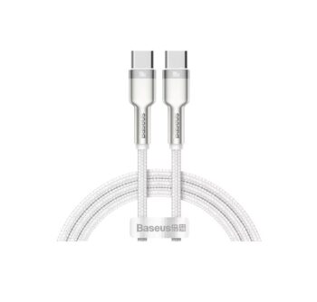 Baseus USB-C to USB-C Cable 1m USB 2.0 White (CATJK-C02)