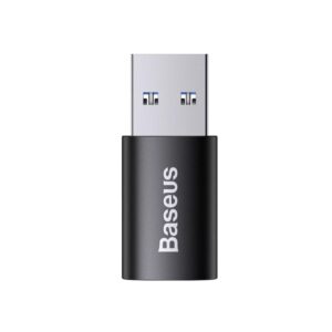 Baseus USB-A to USB-C Adapter 2.2cm Black (ZJJQ000101)
