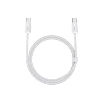 Baseus USB-C to USB-C Cable 1m USB 2.0 White (CALD000202)