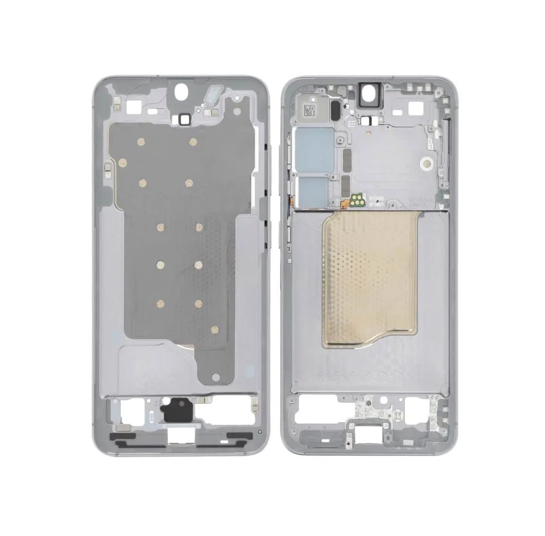 Mid-Frame Housing For Samsung Galaxy S25 (Silver)