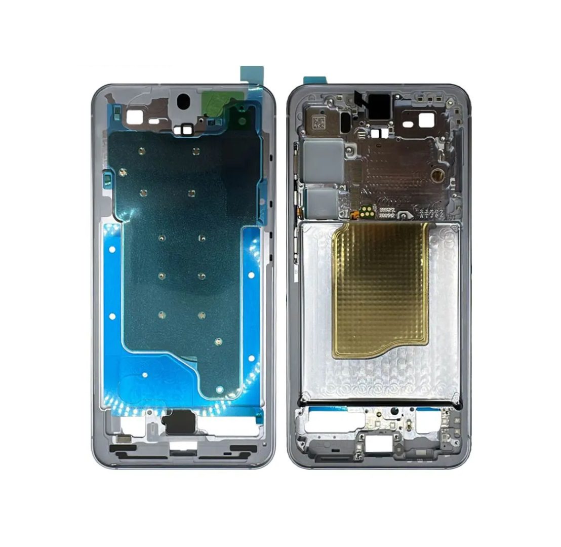 Mid-Frame Housing For Samsung Galaxy S25 (Light Blue)
