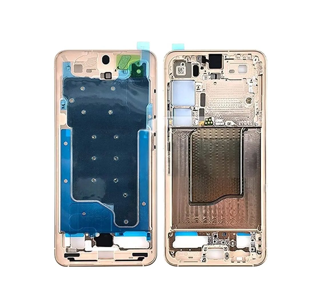 Mid-Frame Housing For Samsung Galaxy S25 (Rose Gold)