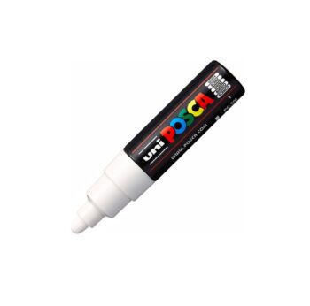 Posca Marker PC-1M round tip, 5.50 mm, (1 Piece) – White