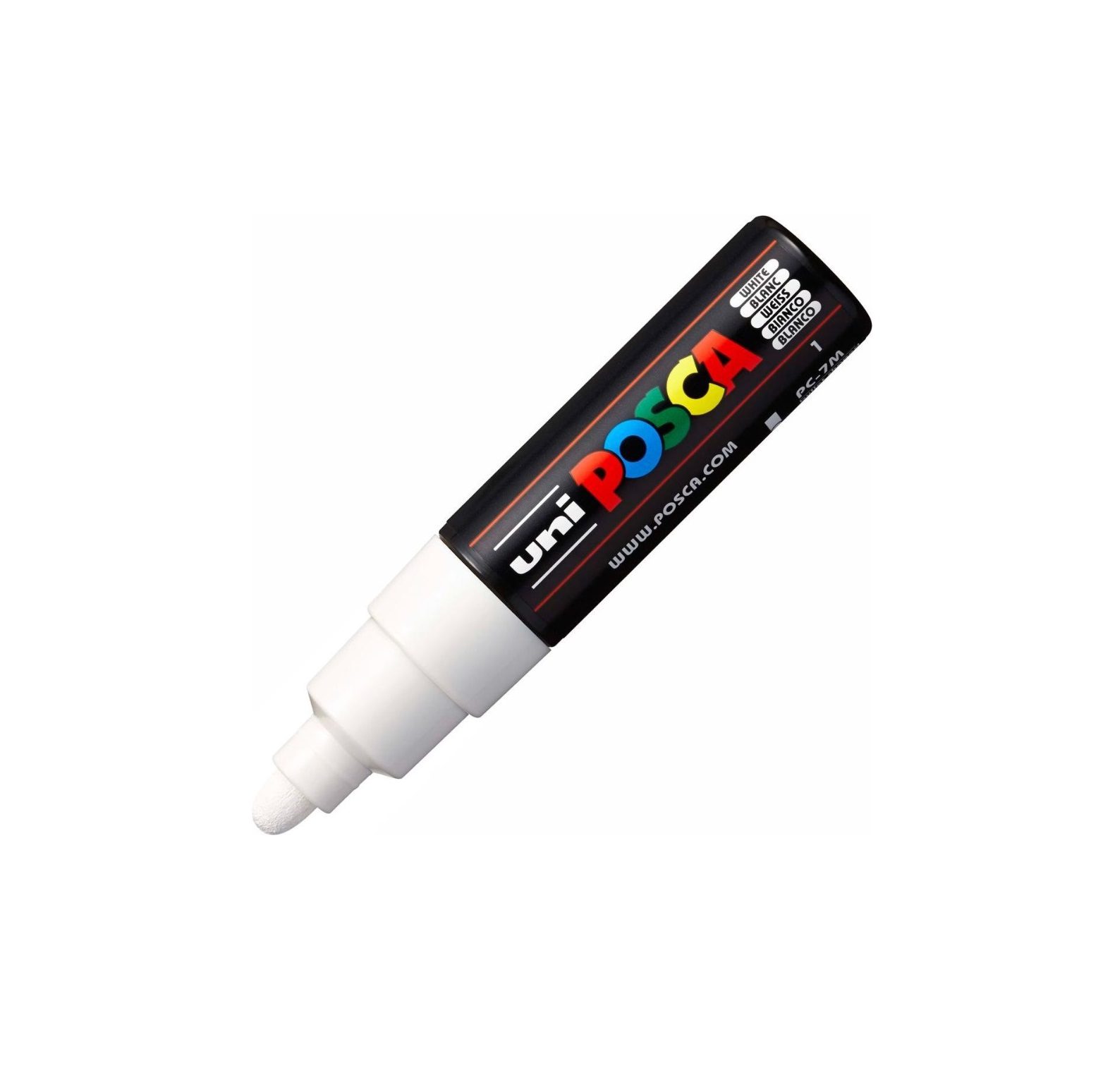Posca Marker PC-1M round tip, 5.50 mm, (1 Piece) – White