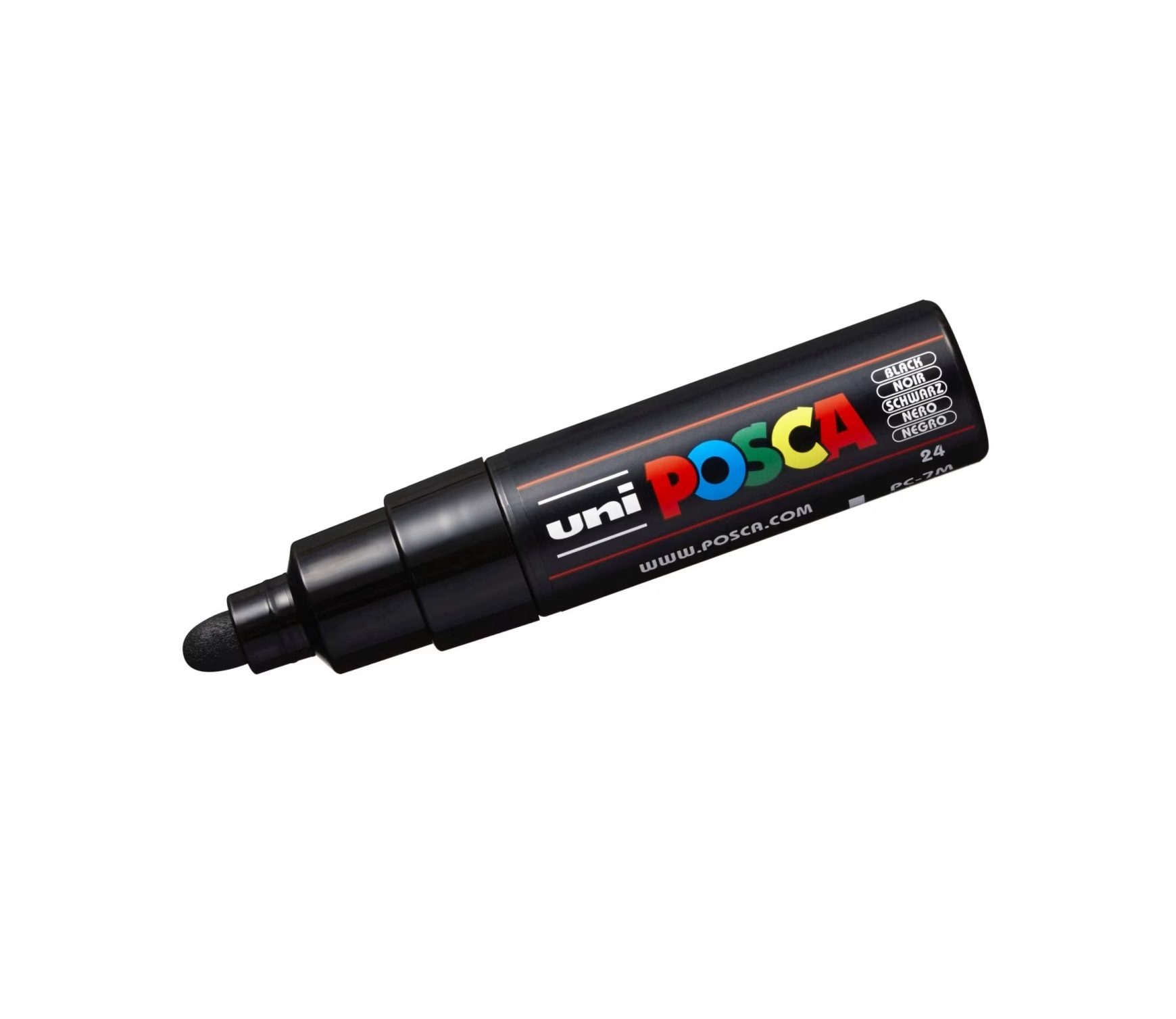 Posca Marker PC-7M round tip, 5.50 mm, (1 Piece) – Black