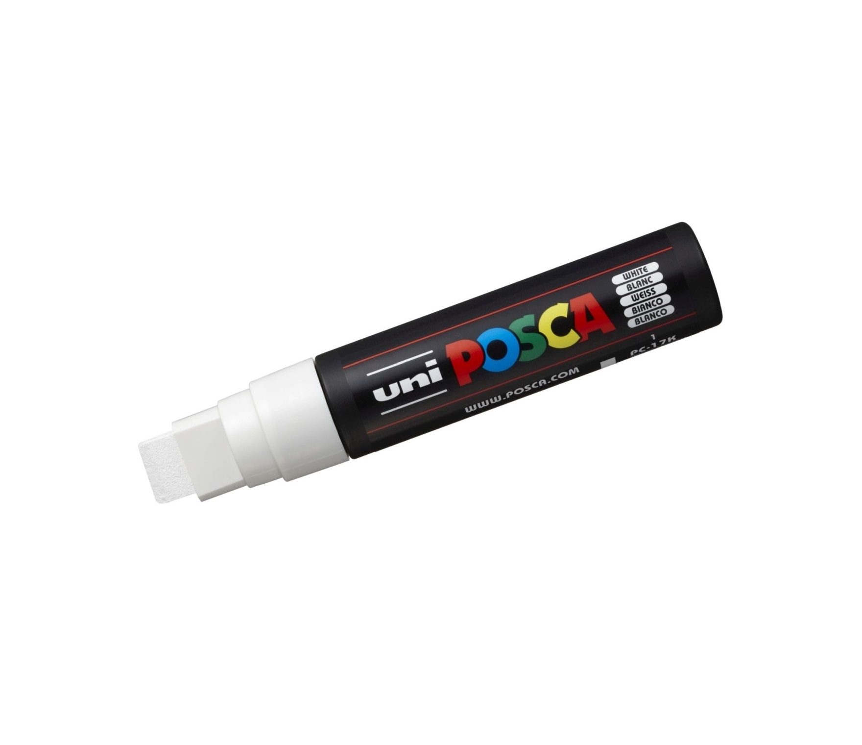 Posca Marker PC-17K rectangular tip, 15 mm, (1 Piece) – White