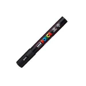 Posca Marker PC-5M round tip, 1.80 mm, (1 Piece) – Black