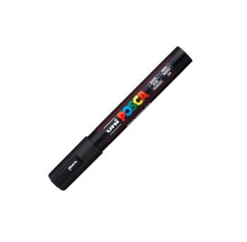 Posca Marker PC-5M round tip, 1.80 mm, (1 Piece) – Black