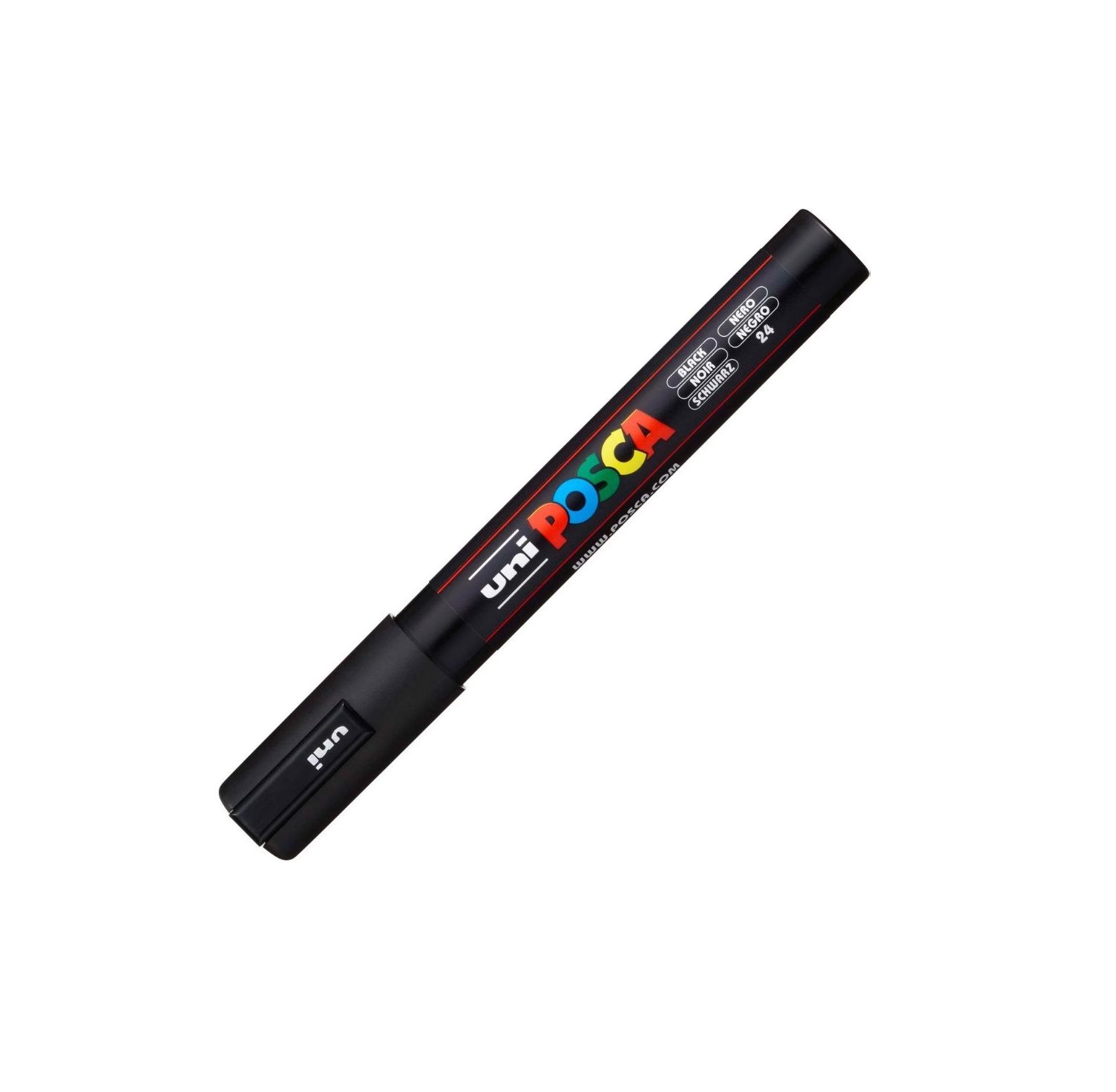 Posca Marker PC-5M round tip, 1.80 mm, (1 Piece) – Black