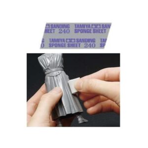 Tamiya Abrasive Sponge – 240 Grit (3 Pieces)