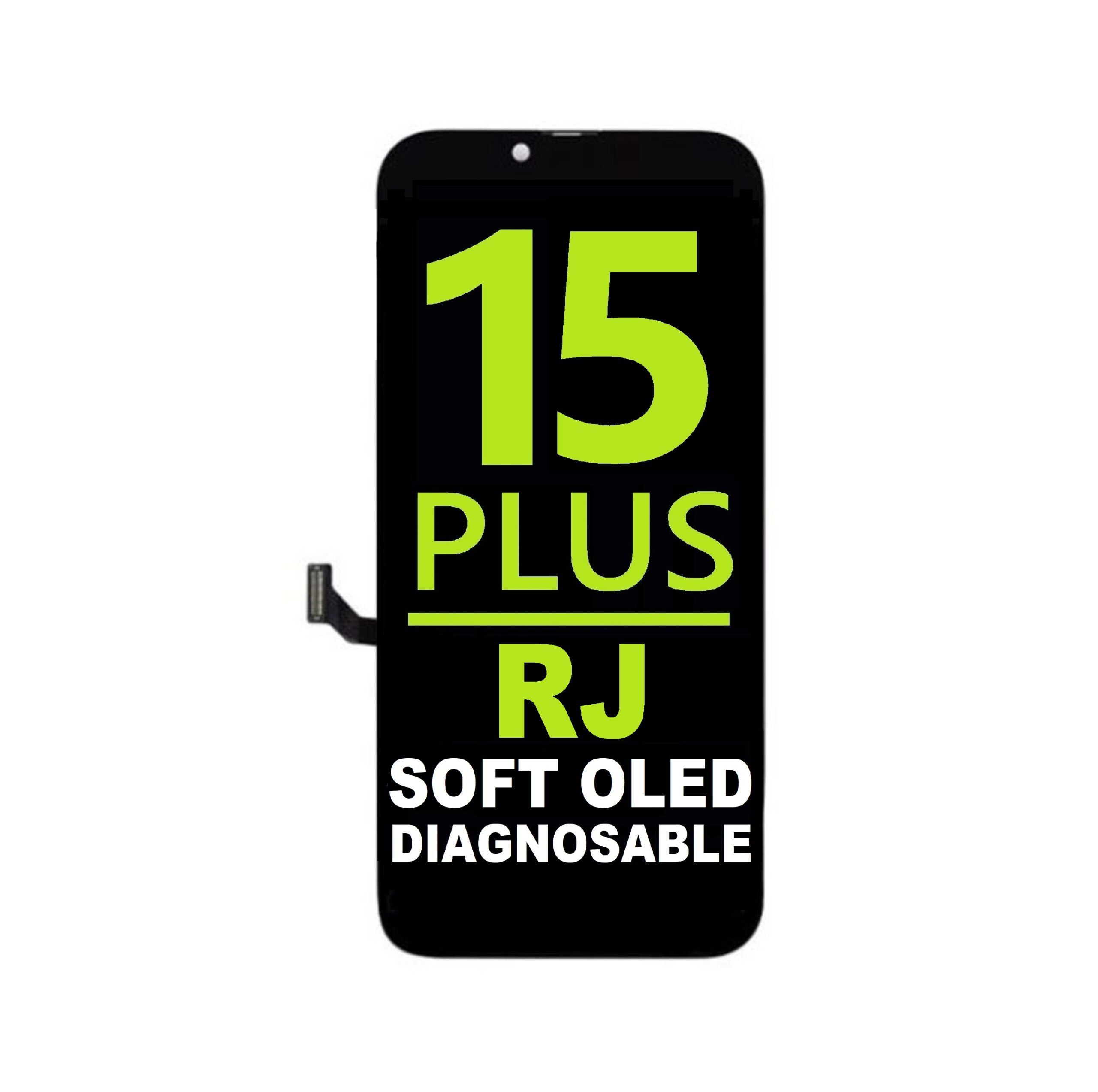 iPhone 15 Plus RJ Diagnosable SOFT OLED Assembly
