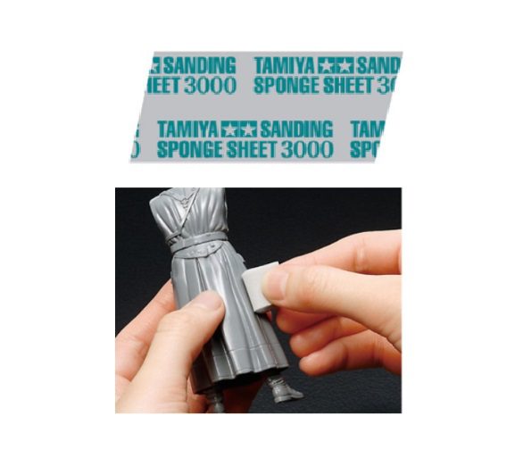 Tamiya Abrasive Sponge – 3000 Grit