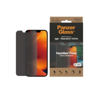 PanzerGlass Classic Fit Privacy (1 Piece), iPhone 14, iPhone 13 Pro, iPhone 13