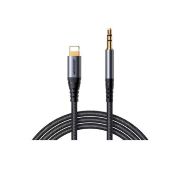 Joyroom 3.5mm to Lightning Audio Cable 1.2m – AUX for iPhone (SY-A06)