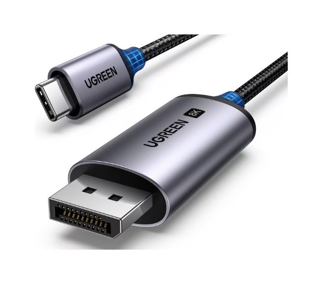 UGREEN USB-C to DisplayPort Cable 4K 1m - Silver