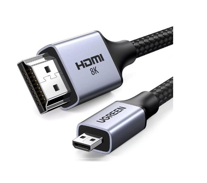 UGREEN HDMI to Micro HDMI Cable 2m (Type A to D) - Black