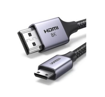 UGREEN Mini HDMI to HDMI Cable 2m (Type C to A) - Silver