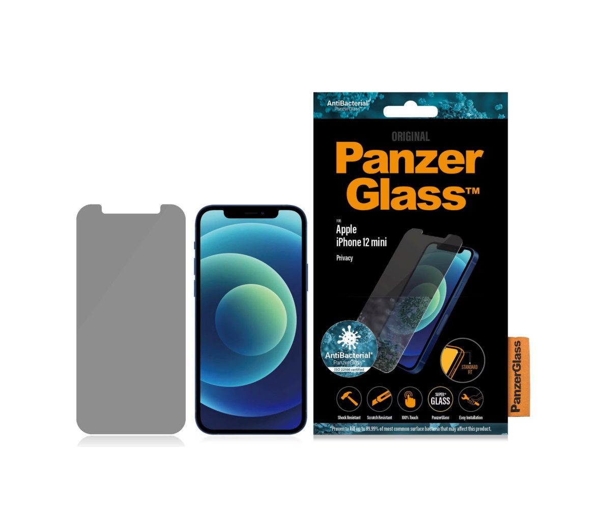 PanzerGlass Privacy Screen Protector (1 Piece), iPhone 12 mini