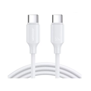 Joyroom USB C — USB C 1 m, USB 2.0, 60 W - White (S-CC060A9)