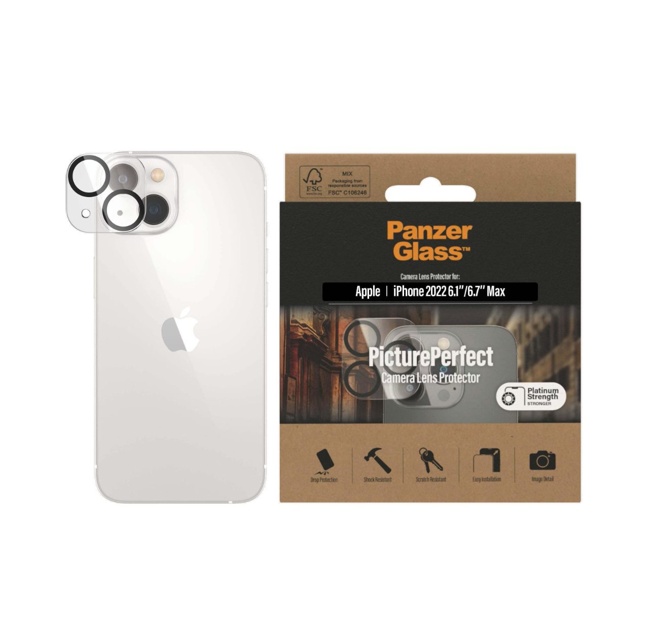 PanzerGlass Camera Protector (1 Piece), iPhone 14, iPhone 14 Plus