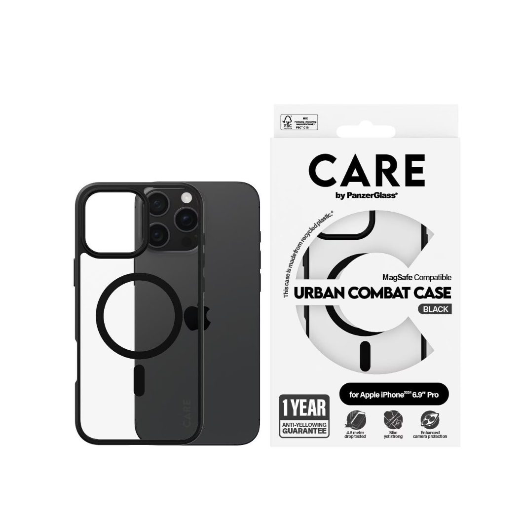PanzerGlass CARE Urban Combat Case For iPhone 16 Pro Max