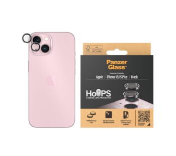 PanzerGlass Hoops Camera Lens Protector (1 Piece), iPhone 15 Plus, iPhone 15
