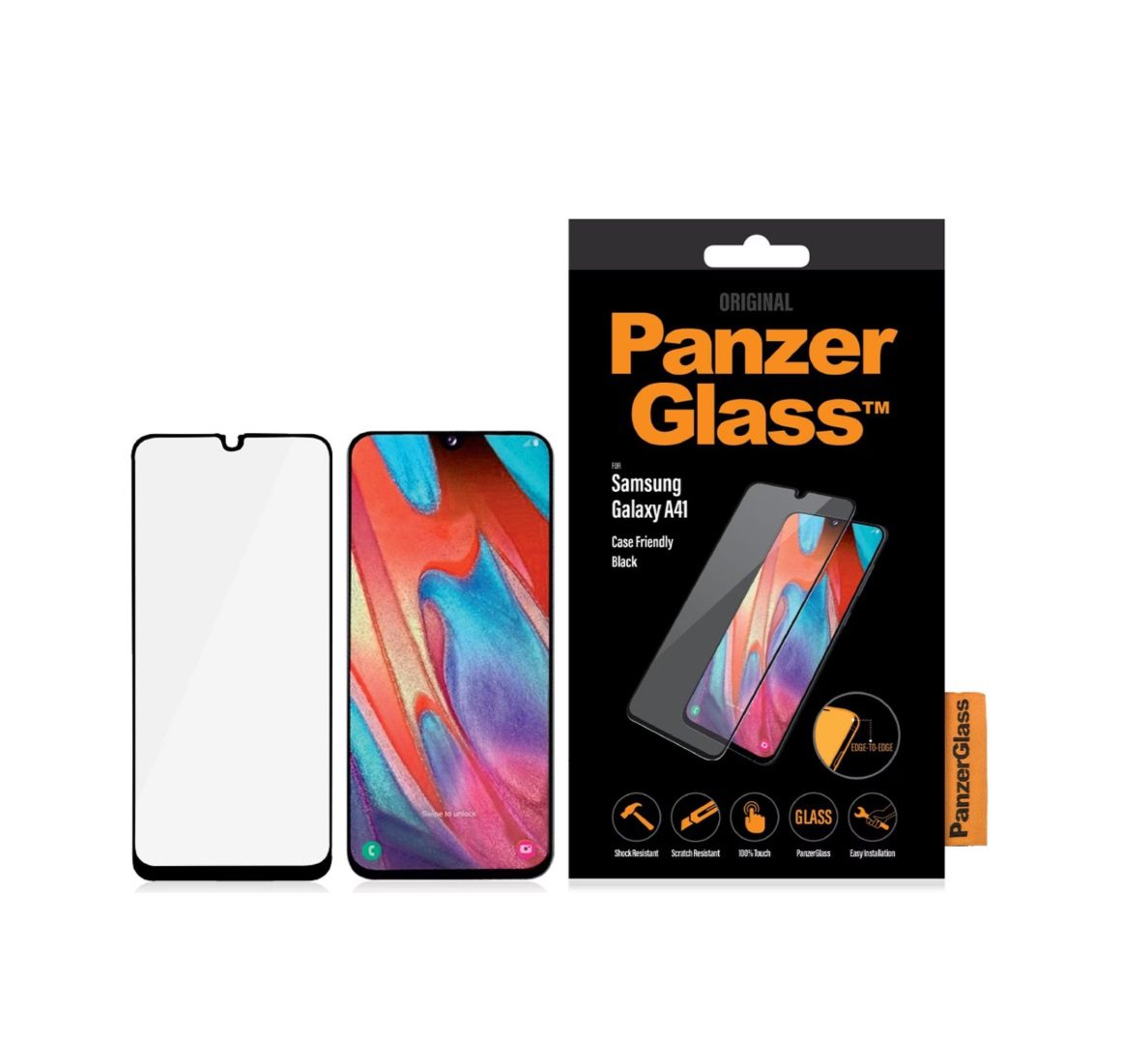 PanzerGlass Edge-to-Edge Screen Protector (1 Piece), Samsung Galaxy A41
