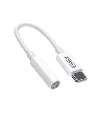 Joyroom Headphone adapter 3.5mm jack, 3.5mm jack - White (SH-C1)