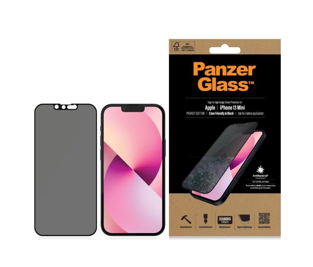 PanzerGlass Privacy Screen Protector (1 Piece), iPhone 13 mini