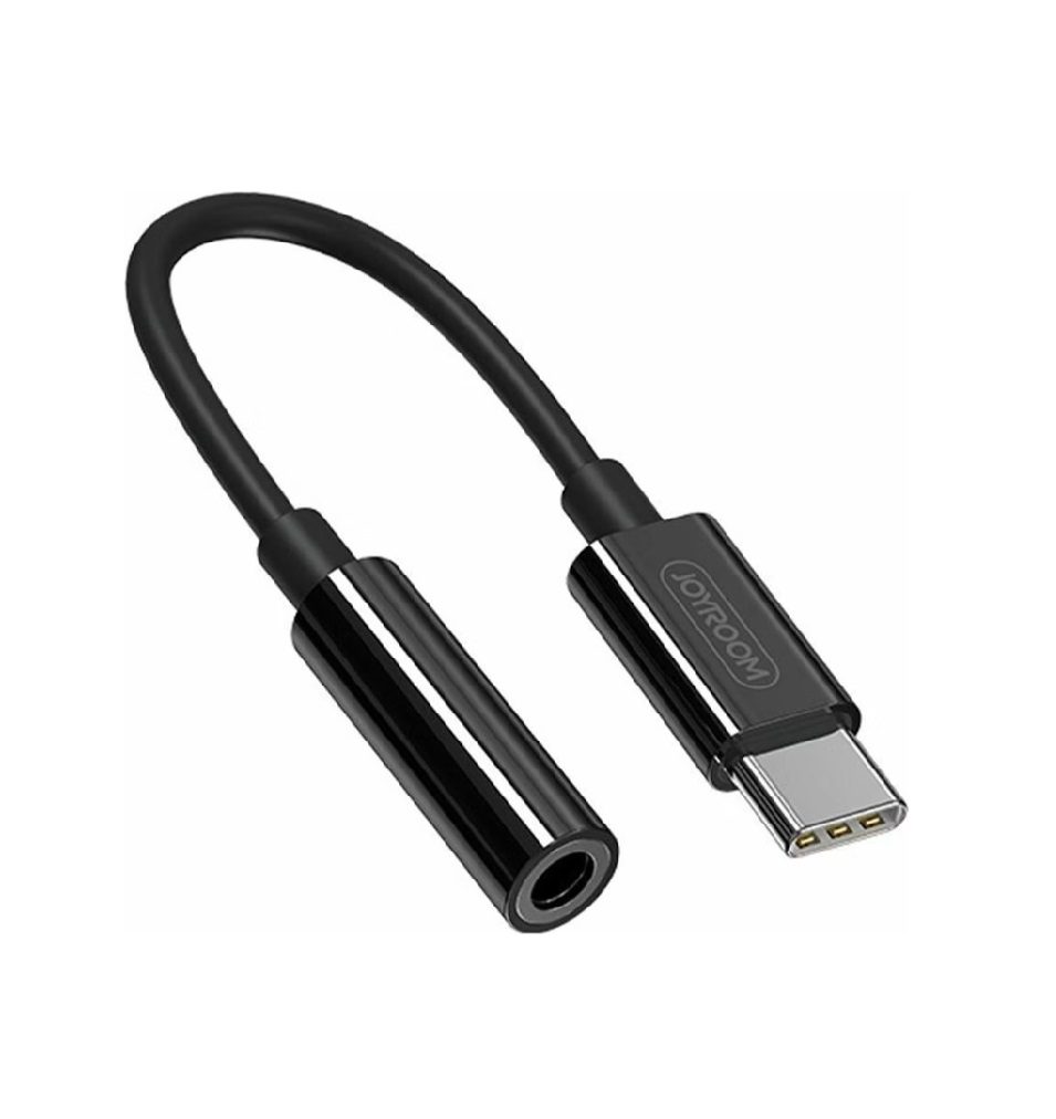 Joyroom SH-C1 USB Type C, 3.5mm socket - Black (SH-C1)