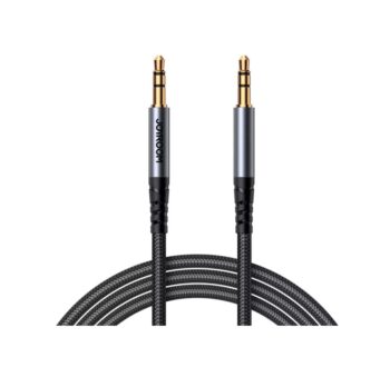 Joyroom Stereo audio cable AUX 3.5 mm mini jack 1.2m Black (SY-A08)