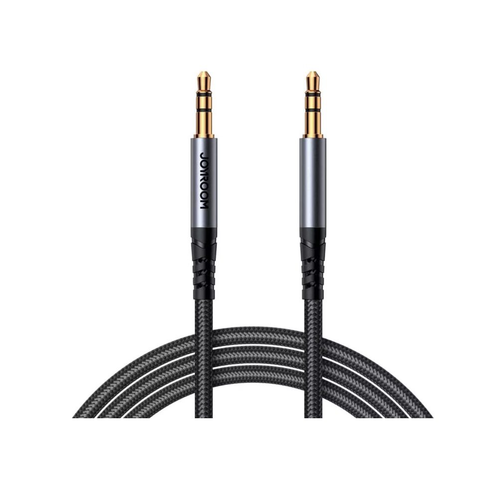 Joyroom Stereo audio cable AUX 3.5 mm mini jack 1.2m Black (SY-A08)
