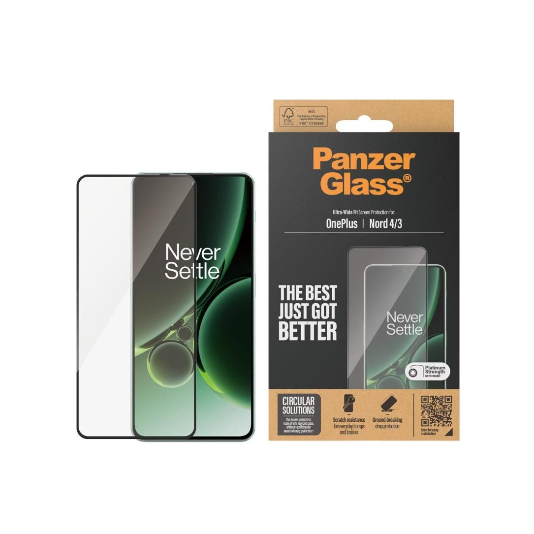 PanzerGlass Ultra-Wide Fit (1 Piece), OnePlus Nord 4, OnePlus Nord 3