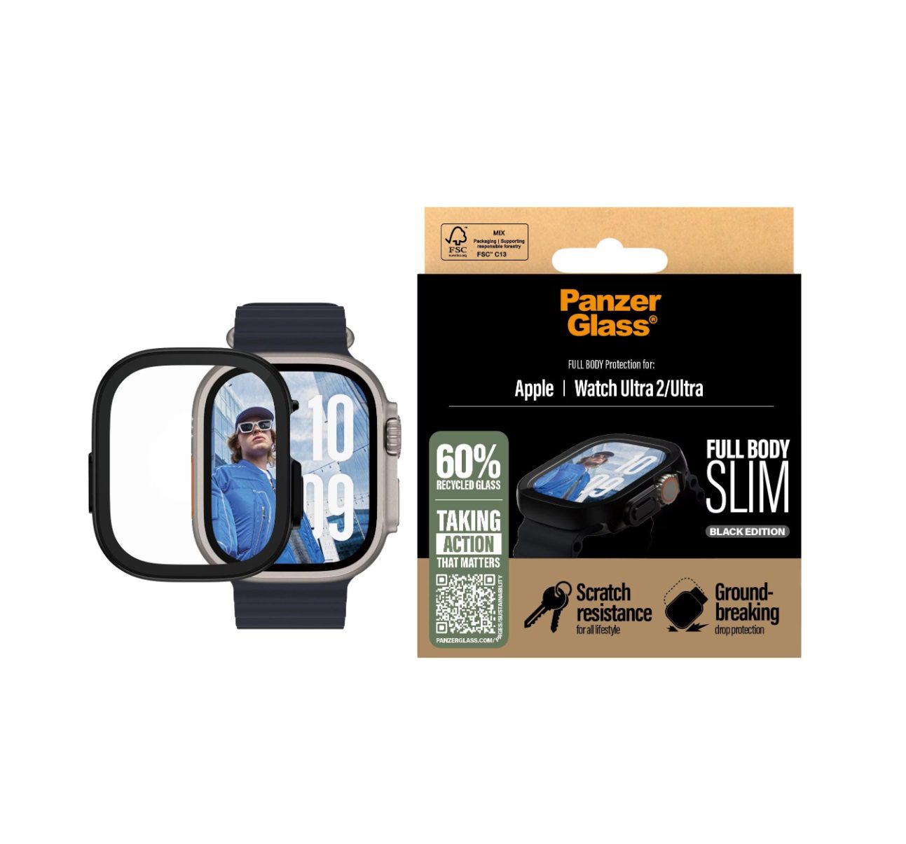 PanzerGlass Full Body Watch Protection (1 Piece), Universal Fit