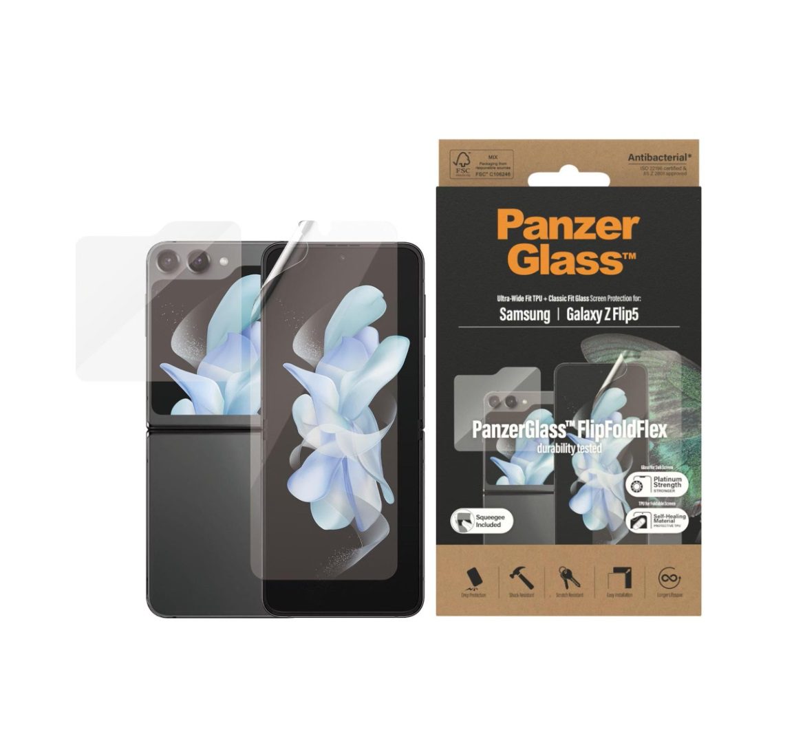 PanzerGlass Screen Protector (1 Piece), Samsung Galaxy Z Flip5