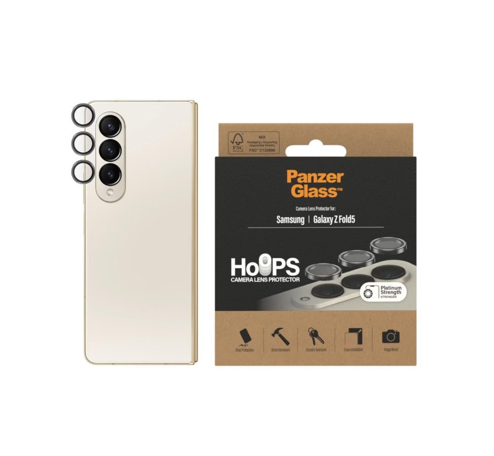 PanzerGlass Hoops Camera Lens Protector (1 Piece), Samsung Galaxy Z Fold5