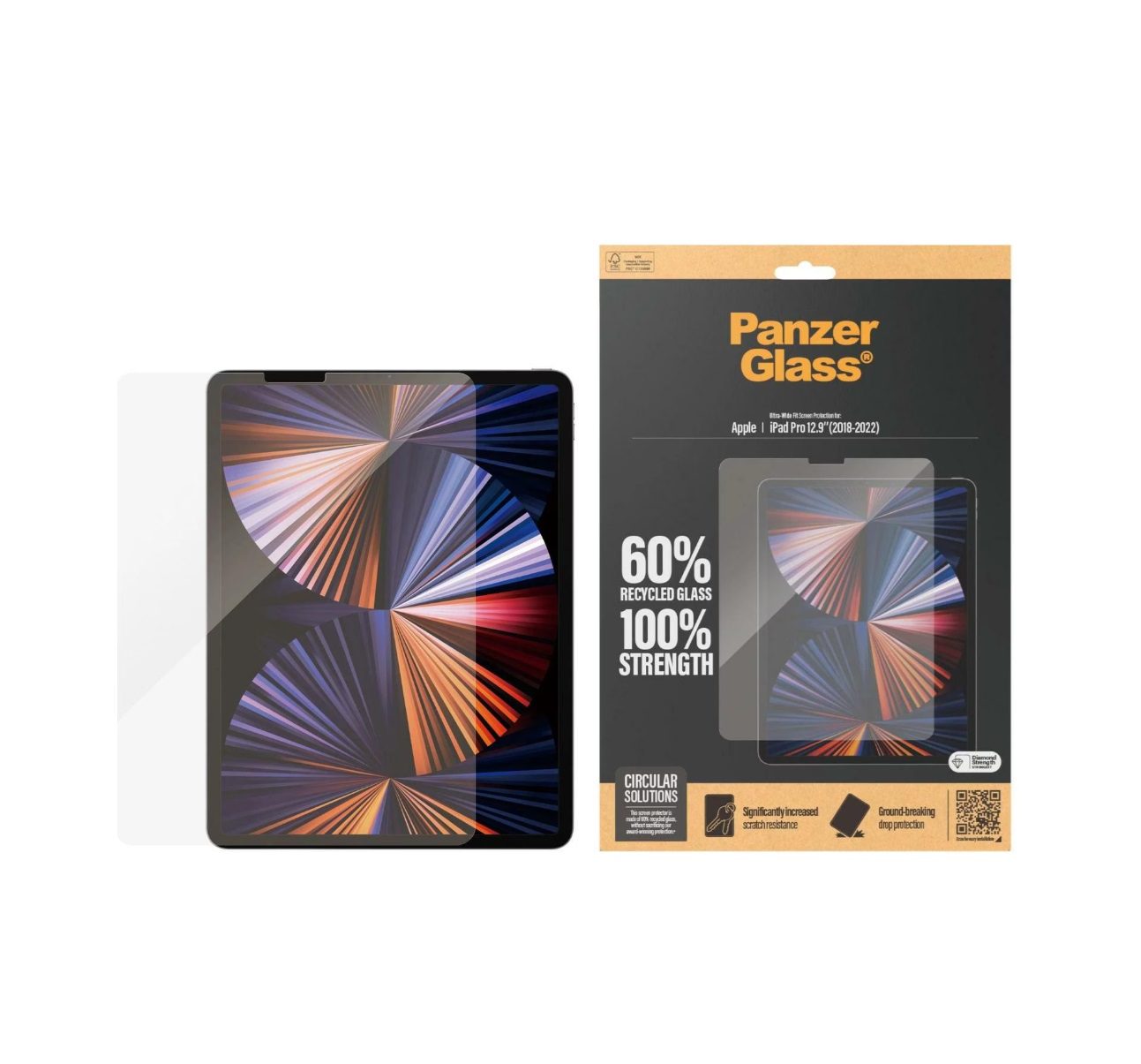 PanzerGlass Tablet Screen Protector (1 Piece), iPad Pro 12.9