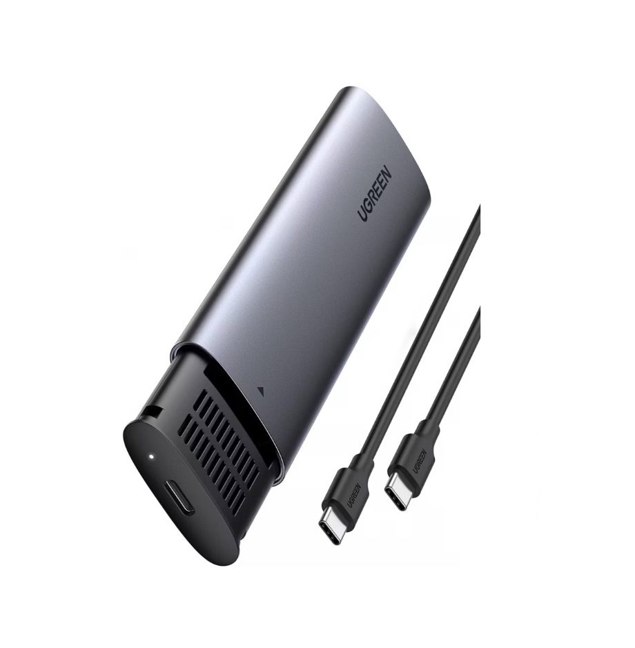 UGREEN M.2 SSD Enclosure 2230/2242/2260/2280 – USB-C - Gray