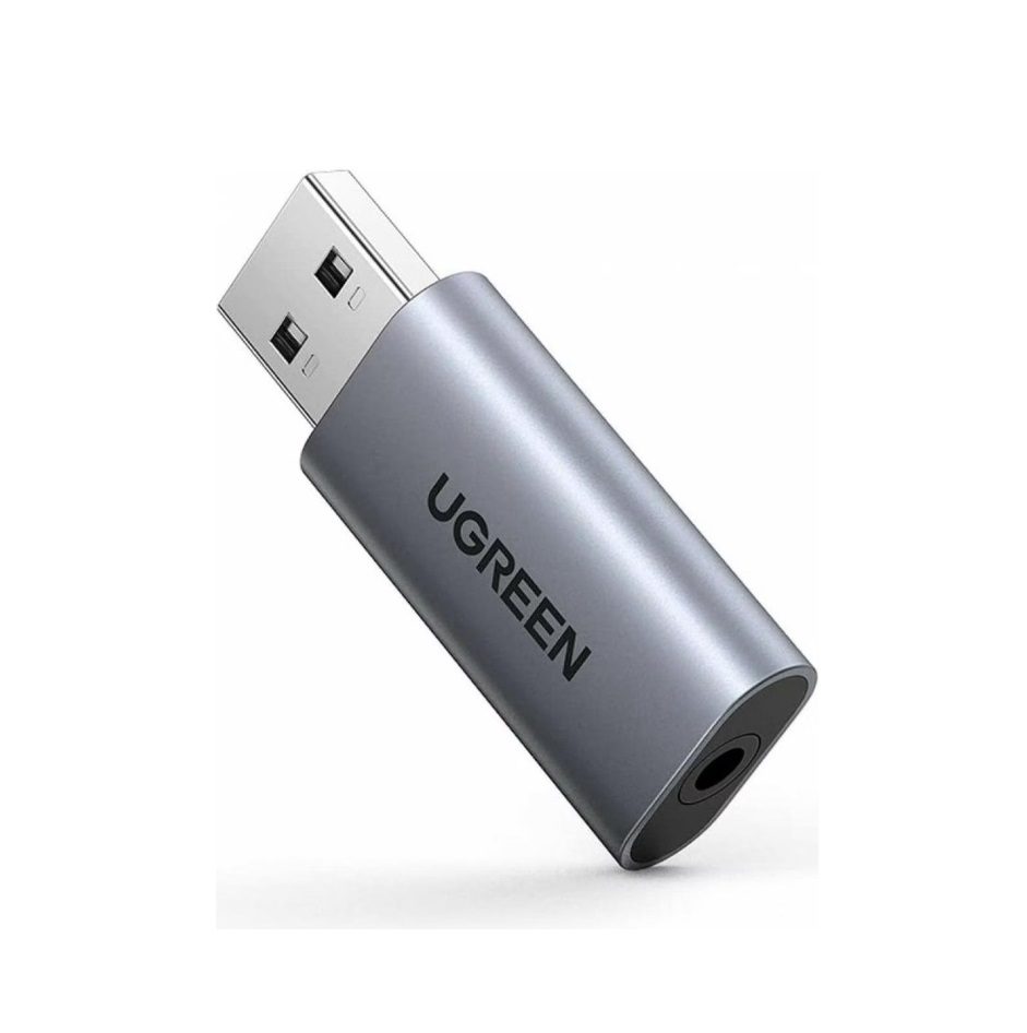 UGREEN USB 2.0 to Audio Adapter – Gray