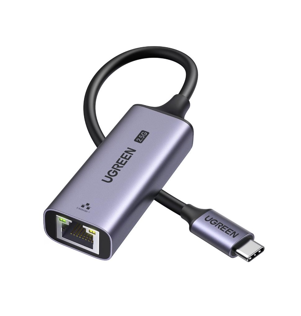 UGREEN CM648 USB-C to RJ45 Adapter – Gray