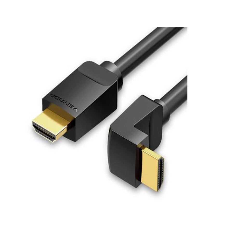 Vention 2m HDMI 2.0 Right Angle Cable - Black